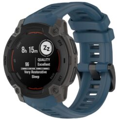 Remienok Solid Wristband modrý pre Garmin Instinct E 45mm