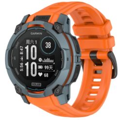 Remienok Solid Wristband oranžový pre Garmin Instinct 3 Solar 45mm / Instinct 3 AMOLED 45mm