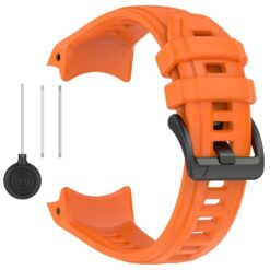 Lacné Kryty | Remienok Solid Wristband oranžový pre Garmin Instinct 3 Solar 50mm / Instinct 3 AMOLED 50mm | Lacné Kryty