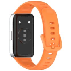 Lacné Kryty | Remienok Solid Wristband oranžový pre Huawei Band 8 / 9 / 10 | Lacné Kryty