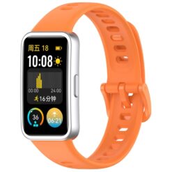 Remienok Solid Wristband oranžový pre Huawei Band 8 / 9 / 10