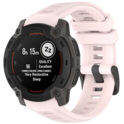 Remienok Solid Wristband ružový pre Garmin Instinct E 45mm