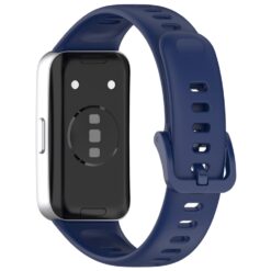 Lacné Kryty | Remienok Solid Wristband tmavomodrý pre Huawei Band 8 / 9 / 10 | Lacné Kryty