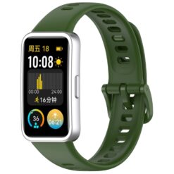 Remienok Solid Wristband zelený pre Huawei Band 8 / 9 / 10