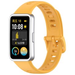 Remienok Solid Wristband žltý pre Huawei Band 8 / 9 / 10