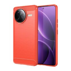 Zadný kryt Carbon červený – Xiaomi Poco F7 Ultra