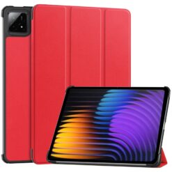 Knižkové puzdro Pure case červené – Xiaomi Pad 7 / 7 Pro