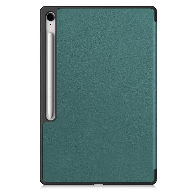 Knižkové puzdro Pure case zelené – Samsung Galaxy Tab S10 FE+ | Lacné Kryty Lacné Kryty | Knižkové puzdro Pure case zelené – Samsung Galaxy Tab S10 FE+ | Lacné Kryty