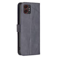 Knižkové puzdro Rhombus čierne – Samsung Galaxy Xcover 7 Pro | Lacné Kryty Lacné Kryty | Knižkové puzdro Rhombus čierne – Samsung Galaxy Xcover 7 Pro | Lacné Kryty