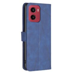 Lacné Kryty | Knižkové puzdro Rhombus modré – Motorola Moto G05 / E15 | Lacné Kryty