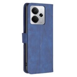 Lacné Kryty | Knižkové puzdro Rhombus modré – Realme 14 5G | Lacné Kryty
