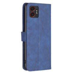 Lacné Kryty | Knižkové puzdro Rhombus modré – Samsung Galaxy Xcover 7 Pro | Lacné Kryty