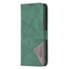 Lacné Kryty | Knižkové puzdro Rhombus hnedé – Samsung Galaxy Xcover 7 Pro | Lacné Kryty