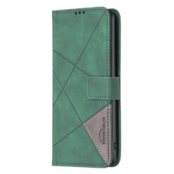Lacné Kryty | Knižkové puzdro Rhombus zelené – Samsung Galaxy Xcover 7 Pro | Lacné Kryty