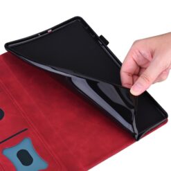 Lacné Kryty | Knižkové puzdro Slot case červené – Honor Pad V9 | Lacné Kryty