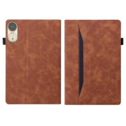 Lacné Kryty | Knižkové puzdro Slot case hnedé – Honor Pad V9 | Lacné Kryty