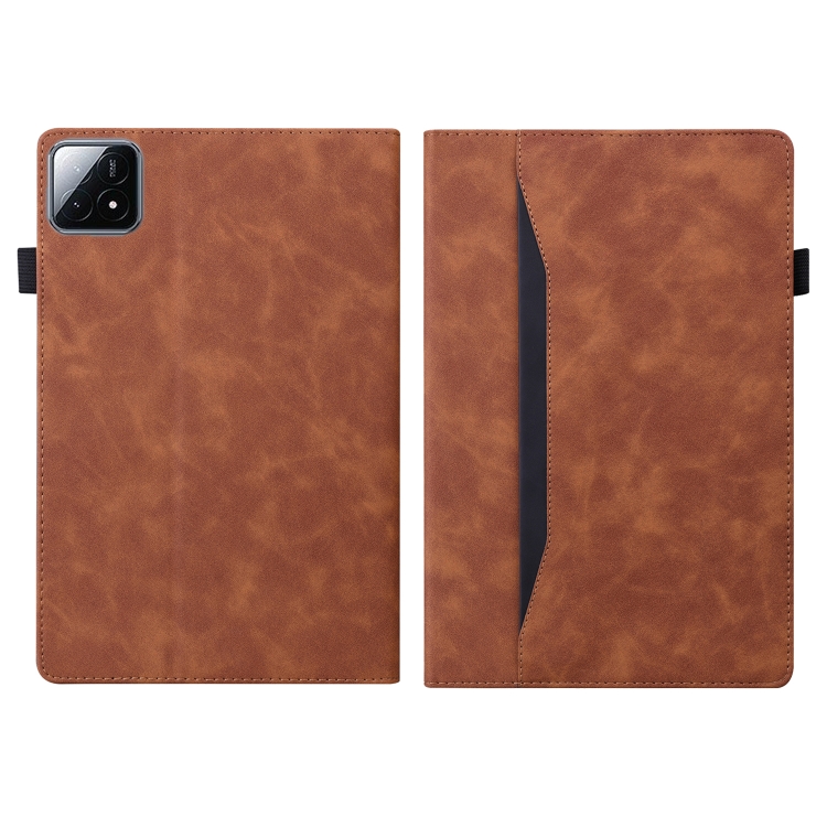 Knižkové puzdro Slot case hnedé – Xiaomi Pad 7 / 7 Pro | Lacné Kryty Lacné Kryty | Knižkové puzdro Slot case hnedé – Xiaomi Pad 7 / 7 Pro | Lacné Kryty