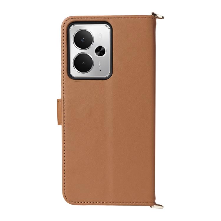 Peňaženkové puzdro Arrow card case hnedé – Realme 14T 5G | Lacné Kryty Lacné Kryty | Peňaženkové puzdro Arrow card case hnedé – Realme 14T 5G | Lacné Kryty