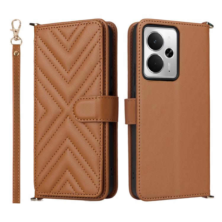 Peňaženkové puzdro Arrow card case hnedé – Realme 14T 5G | Lacné Kryty Lacné Kryty | Peňaženkové puzdro Arrow card case hnedé – Realme 14T 5G | Lacné Kryty