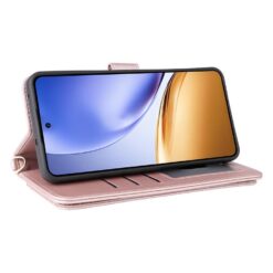 Peňaženkové puzdro Arrow card case ružové – Realme 14T 5G | Lacné Kryty Lacné Kryty | Peňaženkové puzdro Arrow card case ružové – Realme 14T 5G | Lacné Kryty