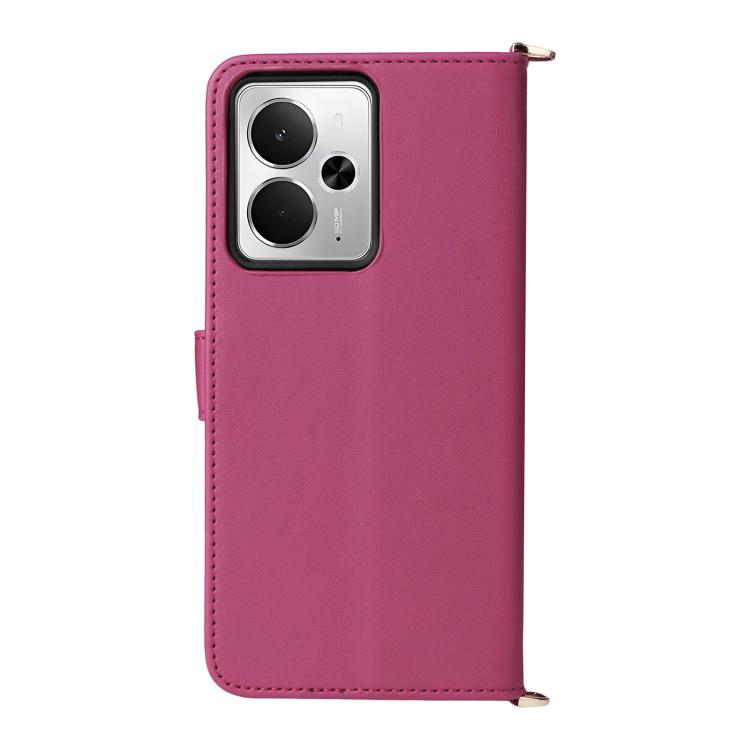 Peňaženkové puzdro Arrow card case tmavoružové – Realme 14T 5G | Lacné Kryty Lacné Kryty | Peňaženkové puzdro Arrow card case tmavoružové – Realme 14T 5G | Lacné Kryty