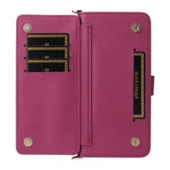Peňaženkové puzdro Arrow card case tmavoružové – Realme 14T 5G | Lacné Kryty Lacné Kryty | Peňaženkové puzdro Arrow card case tmavoružové – Realme 14T 5G | Lacné Kryty