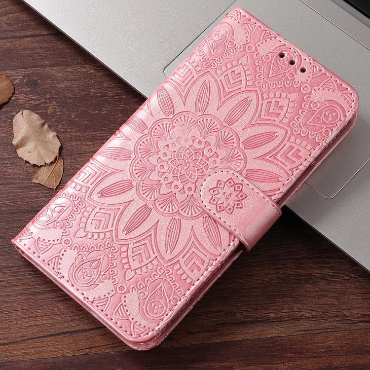 Peňaženkové puzdro Embossing Pattern Slnečnica ružové – Xiaomi Redmi A5 | Lacné Kryty Lacné Kryty | Peňaženkové puzdro Embossing Pattern Slnečnica ružové – Xiaomi Redmi A5 | Lacné Kryty