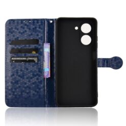 Lacné Kryty | Peňaženkové puzdro Honeycomb Dot Texture Case modré – Xiaomi Redmi A5 | Lacné Kryty