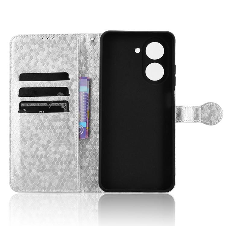 Peňaženkové puzdro Honeycomb Dot Texture Case strieborné – Xiaomi Redmi A5 | Lacné Kryty Lacné Kryty | Peňaženkové puzdro Honeycomb Dot Texture Case strieborné – Xiaomi Redmi A5 | Lacné Kryty
