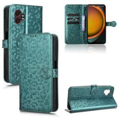 Peňaženkové puzdro Honeycomb Dot Texture Case zelené – Samsung Galaxy Xcover 7 Pro | Lacné Kryty Lacné Kryty | Peňaženkové puzdro Honeycomb Dot Texture Case zelené – Samsung Galaxy Xcover 7 Pro | Lacné Kryty