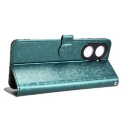 Lacné Kryty | Peňaženkové puzdro Honeycomb Dot Texture Case zelené – Xiaomi Redmi A5 | Lacné Kryty
