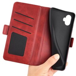Peňaženkové puzdro Magnetic fresh case červené – Samsung Galaxy Xcover 7 Pro | Lacné Kryty Lacné Kryty | Peňaženkové puzdro Magnetic fresh case červené – Samsung Galaxy Xcover 7 Pro | Lacné Kryty