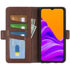 Lacné Kryty | Peňaženkové puzdro Magnetic fresh case hnedé – Samsung Galaxy Xcover 7 Pro | Lacné Kryty
