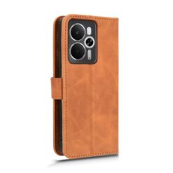 Lacné Kryty | Peňaženkové puzdro Solid hnedé – Realme 14 5G | Lacné Kryty