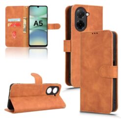 Lacné Kryty | Peňaženkové puzdro Solid hnedé – Xiaomi Redmi A5 | Lacné Kryty