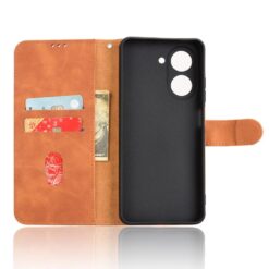Lacné Kryty | Peňaženkové puzdro Solid hnedé – Xiaomi Redmi A5 | Lacné Kryty