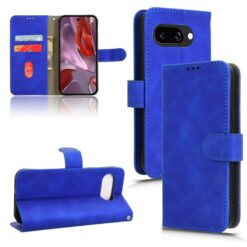 Lacné Kryty | Peňaženkové puzdro Solid modré – Google Pixel 9a | Lacné Kryty
