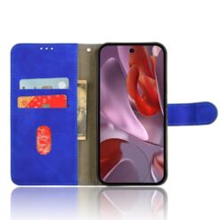 Lacné Kryty | Peňaženkové puzdro Solid modré – Google Pixel 9a | Lacné Kryty