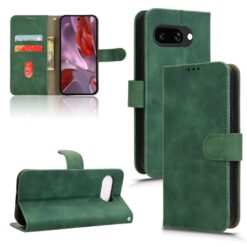 Lacné Kryty | Peňaženkové puzdro Solid zelené – Google Pixel 9a | Lacné Kryty