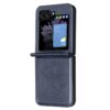 Lacné Kryty | Puzdro Embossing Pattern Motýľ zelené – Samsung Galaxy Z Flip 5 | Lacné Kryty