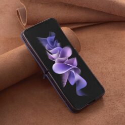 Lacné Kryty | Puzdro Embossing Pattern Motýľ modré – Samsung Galaxy Z Flip 5 | Lacné Kryty