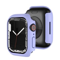 Lacné Kryty | Puzdro Soft Case bledofialové pre Apple Watch Series 9 / 8 / 7 45mm | Lacné Kryty