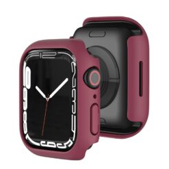 Puzdro Soft Case bordové pre Apple Watch Series 9 / 8 / 7 45mm