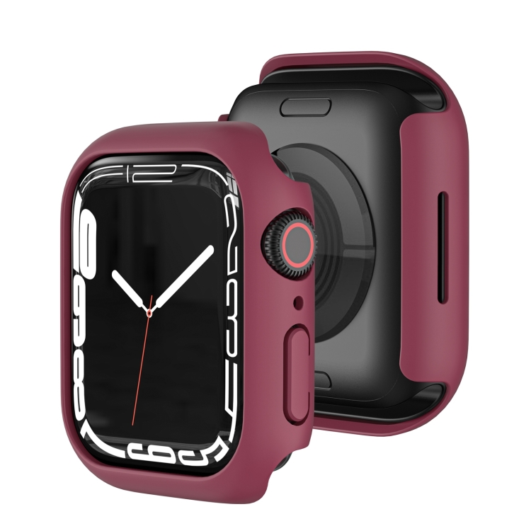 E-shop Puzdro Soft Case bordové pre Apple Watch Series 9 / 8 / 7 45mm