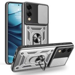 Odolný kryt CamCover Armor strieborný – Samsung Galaxy S25 Edge