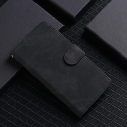 Lacné Kryty | Peňaženkové puzdro Solid čierne – Samsung Galaxy S25 Edge | Lacné Kryty