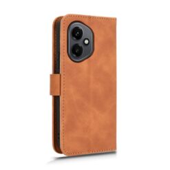 Lacné Kryty | Peňaženkové puzdro Solid hnedé – Honor 400 | Lacné Kryty