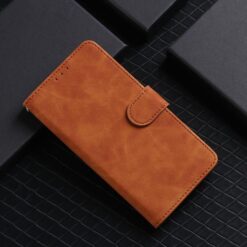 Lacné Kryty | Peňaženkové puzdro Solid hnedé – Samsung Galaxy S25 Edge | Lacné Kryty