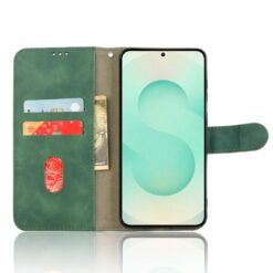 Peňaženkové puzdro Solid zelené – Samsung Galaxy S25 Edge | Lacné Kryty Lacné Kryty | Peňaženkové puzdro Solid zelené – Samsung Galaxy S25 Edge | Lacné Kryty