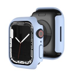 Lacné Kryty | Puzdro Soft Case bledomodré pre Apple Watch Series 9 / 8 / 7 45mm | Lacné Kryty